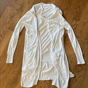 Old Navy Light Gray Open-Front Cardigan